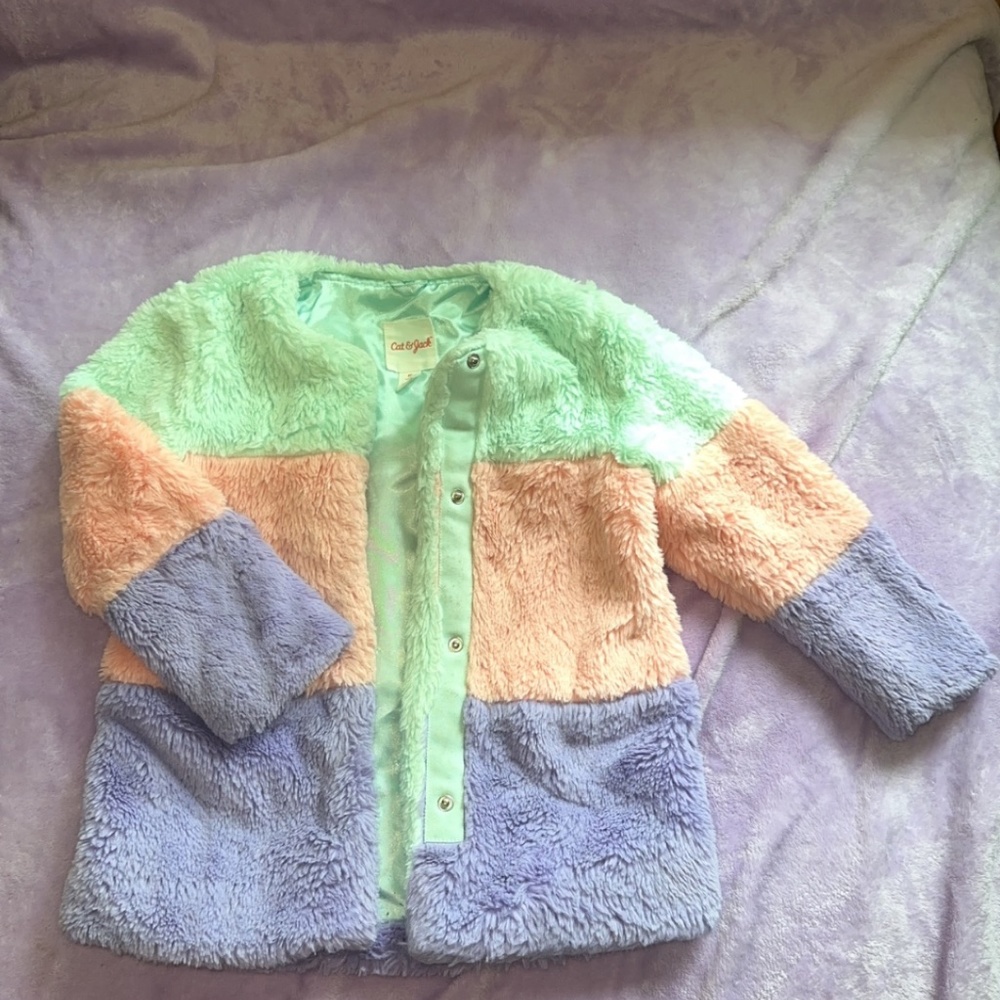 Toddler fuzzy jacket